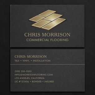 Commercial Flooring Professional Business Card