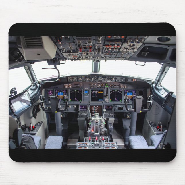Commercial Jet Cockpit Mouse Pad (Front)