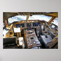 Commercial Jet Cockpit
