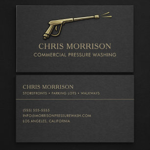 Commercial Pressure Washing Business Card