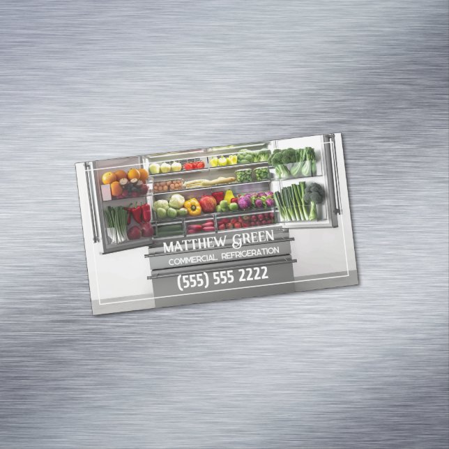 Commercial Refrigeration Magnetic Business Card (In Situ)