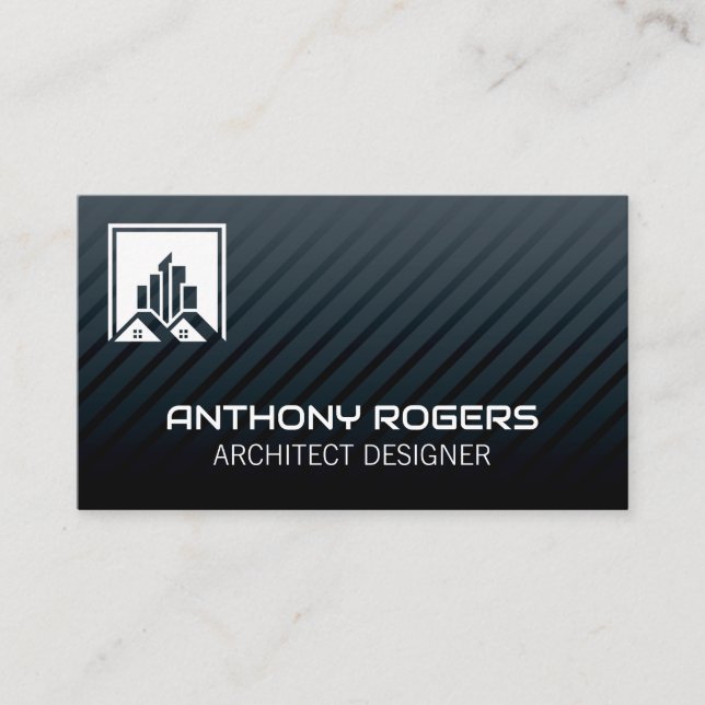 Commercial Residential Properties Logo Business Card (Front)