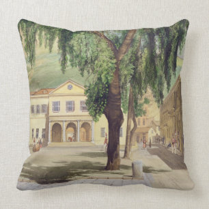 Commercial Square, the Commercial Library and the Throw Pillow
