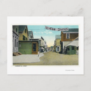 Commercial Street View Postcard