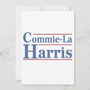 Commie-La Harris 2024 Funny Anti Kamala Harris Holiday Card