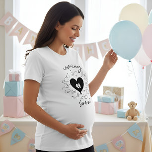 comming soon Mom to be Tri-Blend Shirt