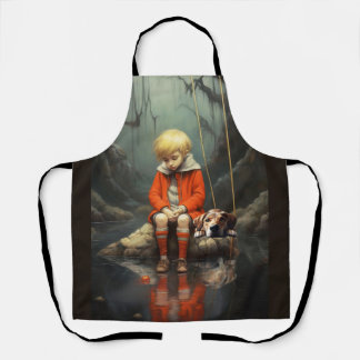 Commiserating All-Over Print Apron