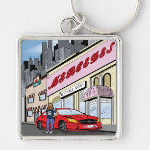 Commission  Comic Design Keychain