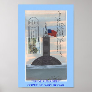 COMMISSIONING USS COLUMBUS POSTER