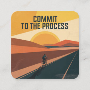 Commit To The Process Enclosure Card