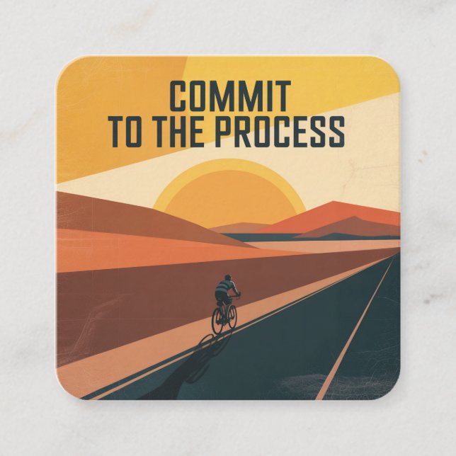 Commit To The Process Enclosure Card (Front)