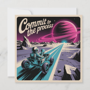 Commit To The Process Holiday Card