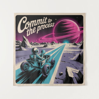 Commit To The Process Tapestry