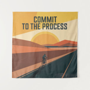 Commit To The Process Tapestry