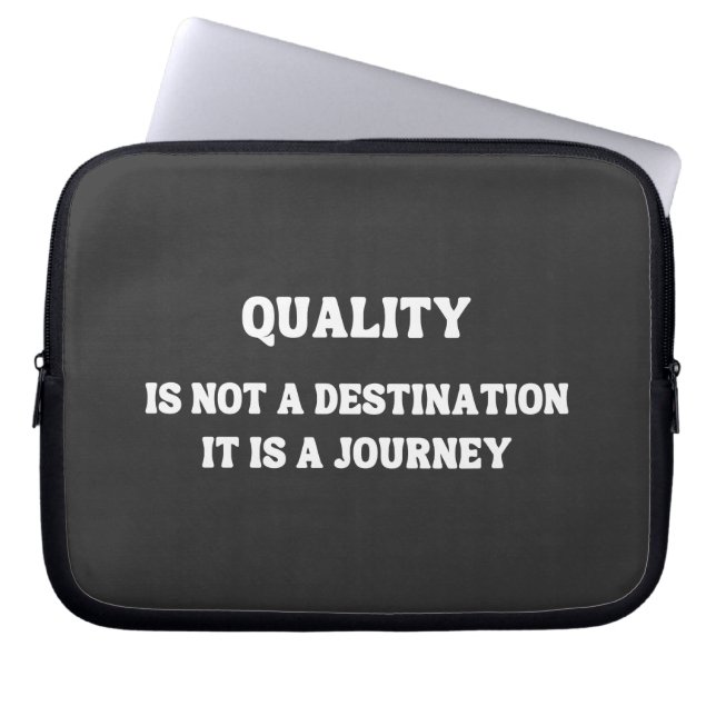 Commitment to Quality Journey of Excellence Laptop Sleeve (Front)