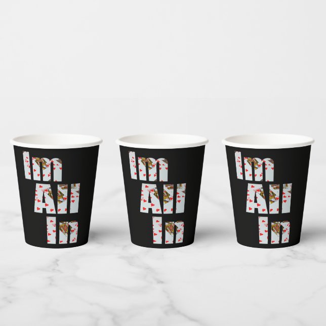 Committed: All In At Poker,  Paper Cups (Multi)