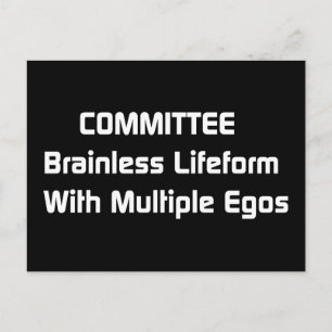 Committee Humour Postcard