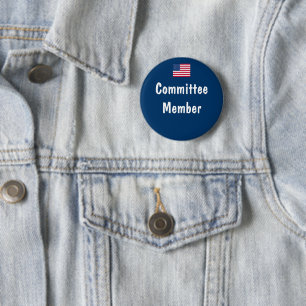 Committee Member 2 Inch Round Button