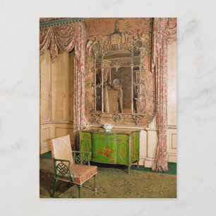 Commode and chair in the state bedchamber postcard