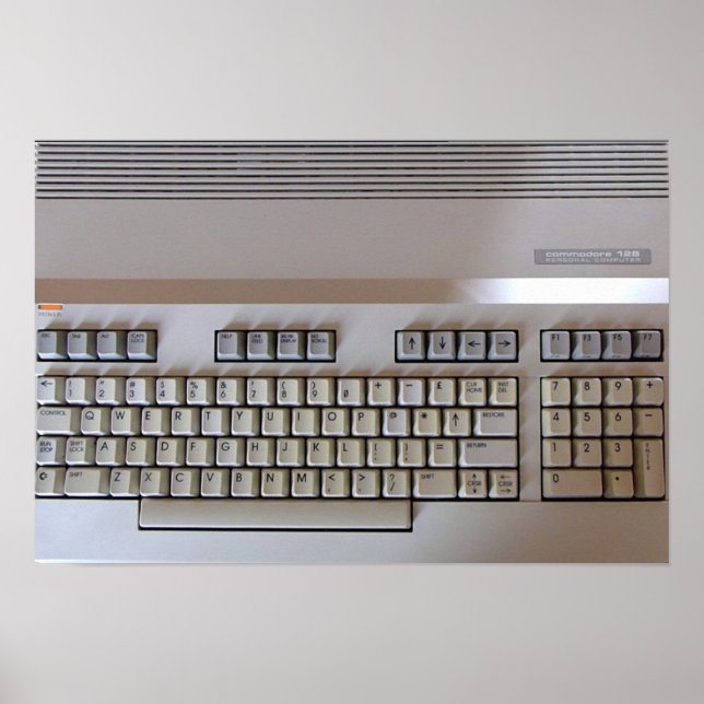 Commodore 128 Wall Poster (45cm x 30cm) (Front)