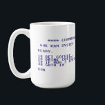 Commodore 64 Drink Coffee Basic Program Mug<br><div class="desc"></div>