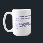 Commodore 64 Drink Coffee Basic Program Mug<br><div class="desc"></div>