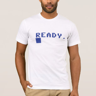 Commodore 64 Geeky t-shirt - Ready prompt