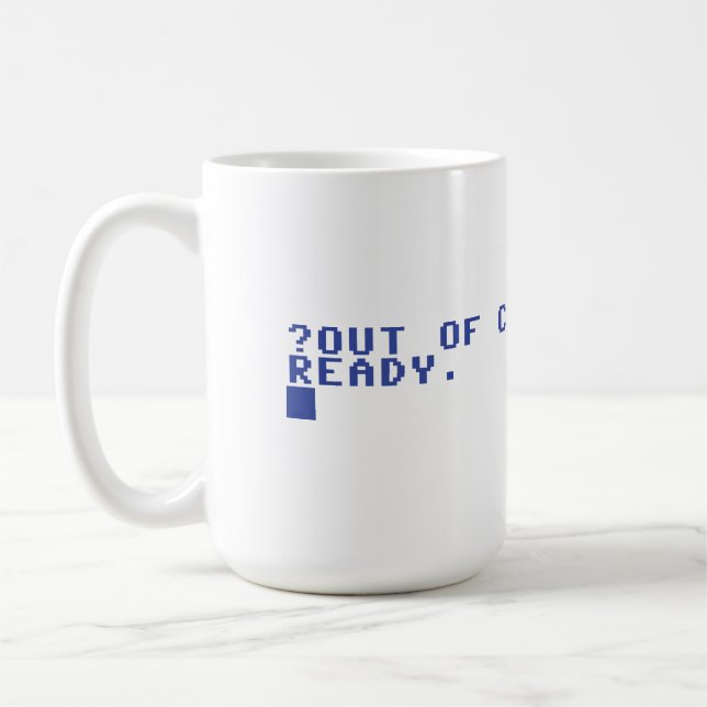 Commodore 64 Out of coffee error Mug (Left)