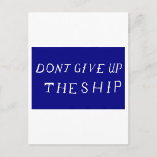 Commodore Perry's Flag Postcard