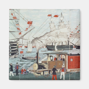Commodore Perry's Gift of a Railway Magnet