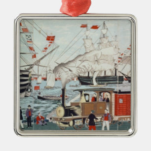 Commodore Perry's Gift of a Railway Metal Ornament