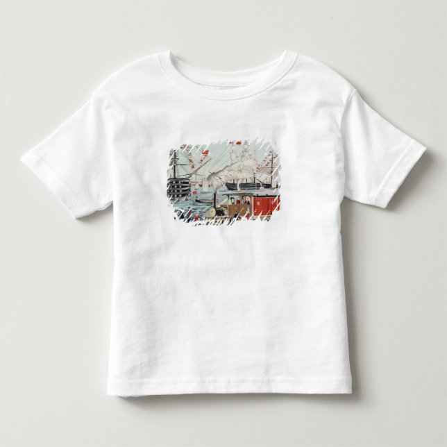 Commodore Perry's Gift of a Railway Toddler T-shirt (Front)