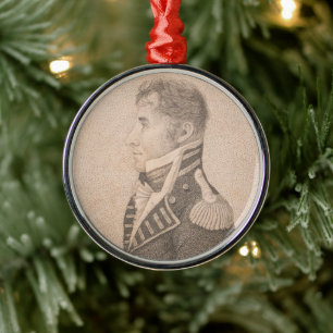 Commodore Stephen Decatur Metal Ornament