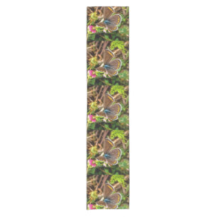 Common Blue Butterfly Polyommatus Icarus Painting Short Table Runner