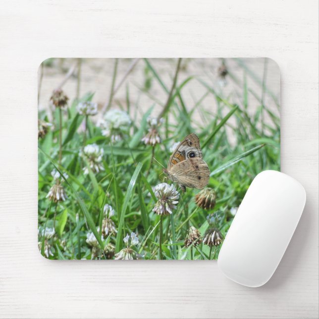 Common Buckeye Butterfly Mouse Pad (With Mouse)