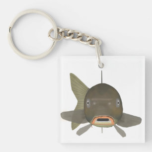 Common Carp - Fish Head Keychain