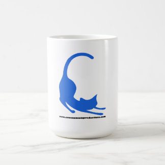 Common Cats Logo Blue Coffee Mug