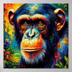 COMMON CHIMPANZEE 10 POSTER