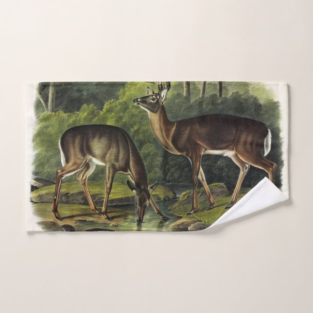 Common Deer (Serviette à main)