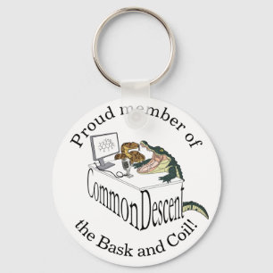 Common Descent Bask & Coil Keychain