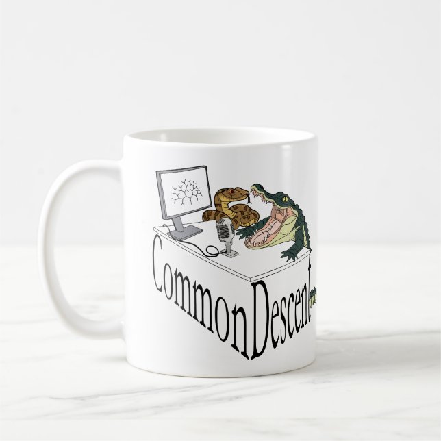 Common Descent Snake and Gator Coffee Mug (Left)