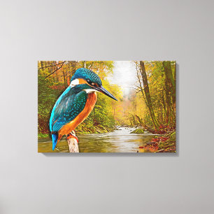 Common Kingfisher Canvas Print