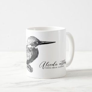 Common kingfisher coffee mug