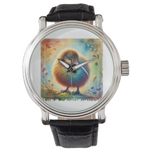 Common Kiwi Bird 061124AREF145 - Watercolor Watch