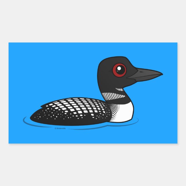Common Loon, breeding adult Sticker (Front)