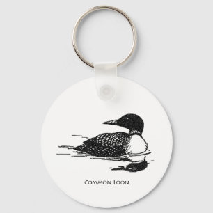 Common Loon Keychain