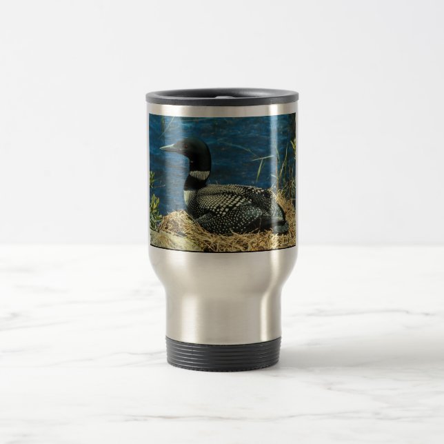 Common Loon Travel Mug (Center)
