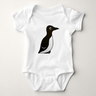 Common Murre (standing) Baby Bodysuit