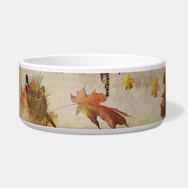 Common pheasant wrapping paper medium gift bag out (Left)