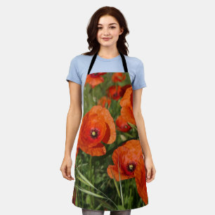 Common Poppies Apron